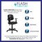 Flash Furniture Pivot Back Black Mesh Chair LF-134-A-BK-GG - alternate 6